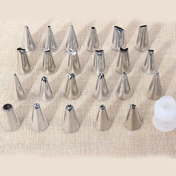 24pcs/set large stainless steel icing piping nozzles pastry tips set sugar craft tool for cake decorating
24pcs/set large stainless steel icing piping nozzles pastry tips set sugar craft tool for cake decorating