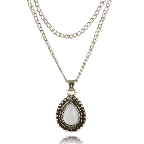 new fashion double horn necklace crescent water drop necklace boho jewelry minimal girlfriend gift drop shipping, Silver
new fashion double horn necklace crescent water drop necklace boho jewelry minimal girlfriend gift drop shipping, Silver