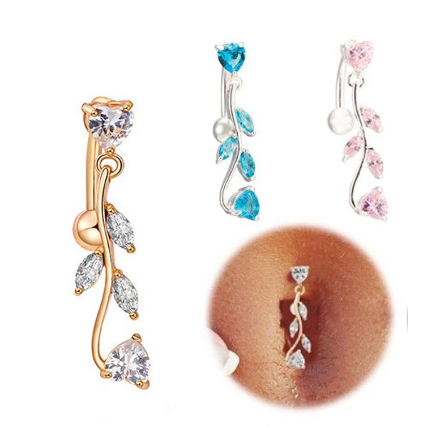 new cubic zirconia long dangle navel ring gold plated bars women's body piercing belly button, Silver
new cubic zirconia long dangle navel ring gold plated bars women's body piercing belly button, Silver