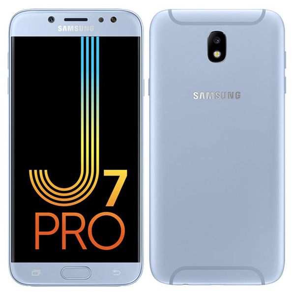 

Восстановленный Оригинального Samsung Galaxy J7 Pro +2017 J730F 5,5 дюйм окт Ядра 3GB RAM 32GB ROM 13 Мпик