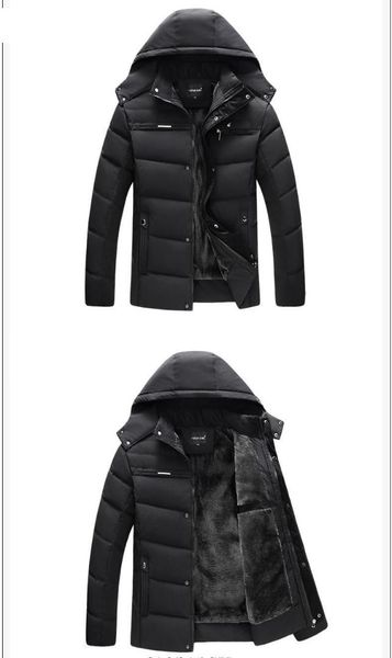 2018 winter new middle-aged men's cotton clothing plus velvet thick cotton jacket middle-aged jacket fashion men., Black
2018 winter new middle-aged men's cotton clothing plus velvet thick cotton jacket middle-aged jacket fashion men., Black