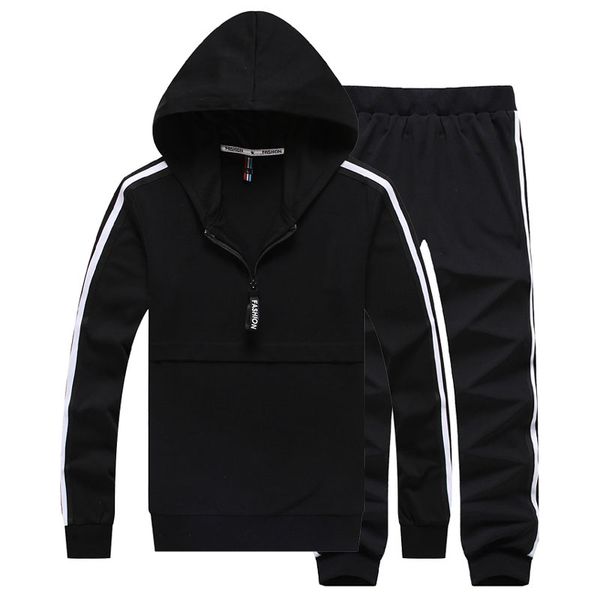 new suit mens hoodie half zipper pullover pants suits tracksuit two piece set men clothing sets hooded plus asia size -4xl 2017, Gray
new suit mens hoodie half zipper pullover pants suits tracksuit two piece set men clothing sets hooded plus asia size -4xl 2017, Gray