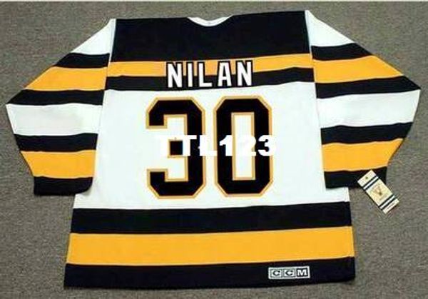 mens #30 chris nilan boston bruins 1992 ccm vintage retro home hockey jersey or custom any name or number retro jersey, Black;red
mens #30 chris nilan boston bruins 1992 ccm vintage retro home hockey jersey or custom any name or number retro jersey, Black;red