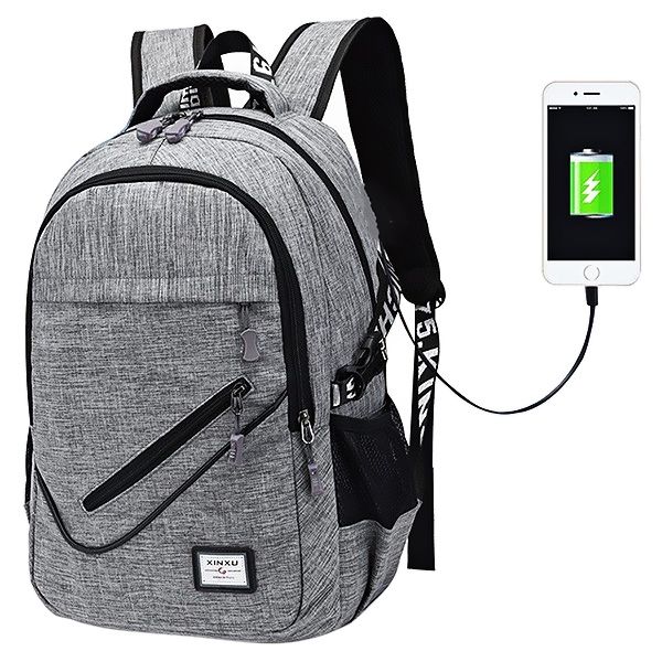 leisure large capacity computer usb backpack for business and leisure