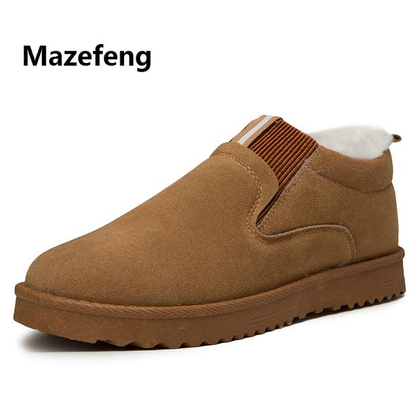 mazefeng 2018 new female winter shoes keep warm men casual boots men snow boots solid comfortable male ankle with velvet, Black
mazefeng 2018 new female winter shoes keep warm men casual boots men snow boots solid comfortable male ankle with velvet, Black