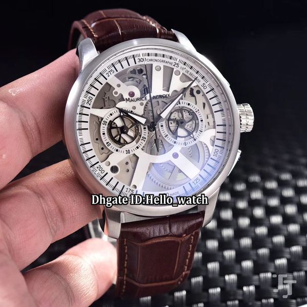 марка 45мм maurice lacroix masterpiece mp7128-ss001-100-1 скелет циферблат miyota кварцевый хронограф мужские часы серебряный кожаный ремешо, Slivery;brown
марка 45мм maurice lacroix masterpiece mp7128-ss001-100-1 скелет циферблат miyota кварцевый хронограф мужские часы серебряный кожаный ремешо, Slivery;brown