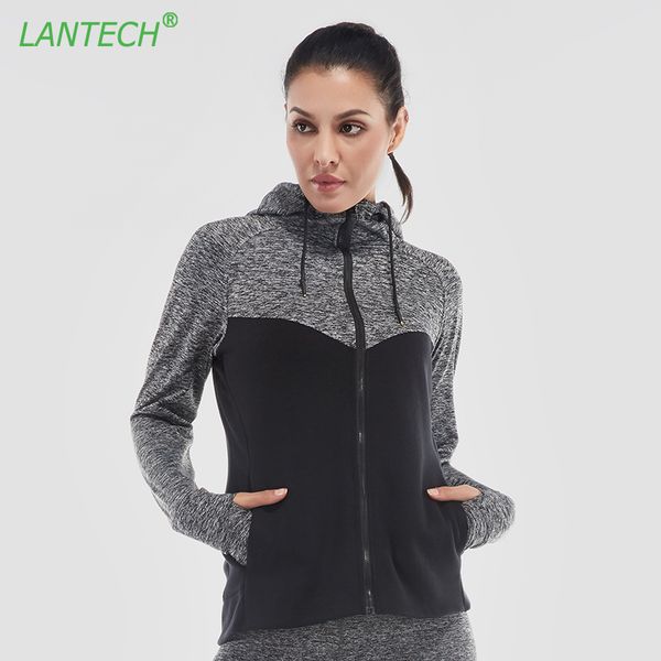 lantech women jacket sports yoga sportswear running hoody zipper fitness exercise joggers gym jacket clothes long sleeve, Black;red
lantech women jacket sports yoga sportswear running hoody zipper fitness exercise joggers gym jacket clothes long sleeve, Black;red