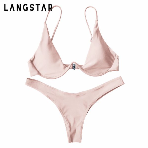 langstar bikinis set women's swimsuit two-piece swimwear low waist push up underwired plunge swimming suit brazilian biquni, White;black
langstar bikinis set women's swimsuit two-piece swimwear low waist push up underwired plunge swimming suit brazilian biquni, White;black