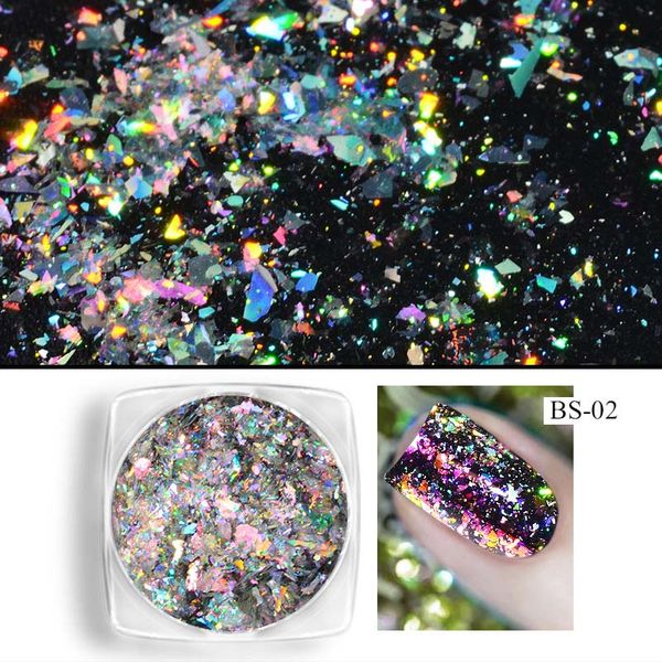 nail art chameleon laser powder mirror effect 0.2g holographic nail sequins paillettes pigment powder chrome dust mz011, Silver;gold
nail art chameleon laser powder mirror effect 0.2g holographic nail sequins paillettes pigment powder chrome dust mz011, Silver;gold