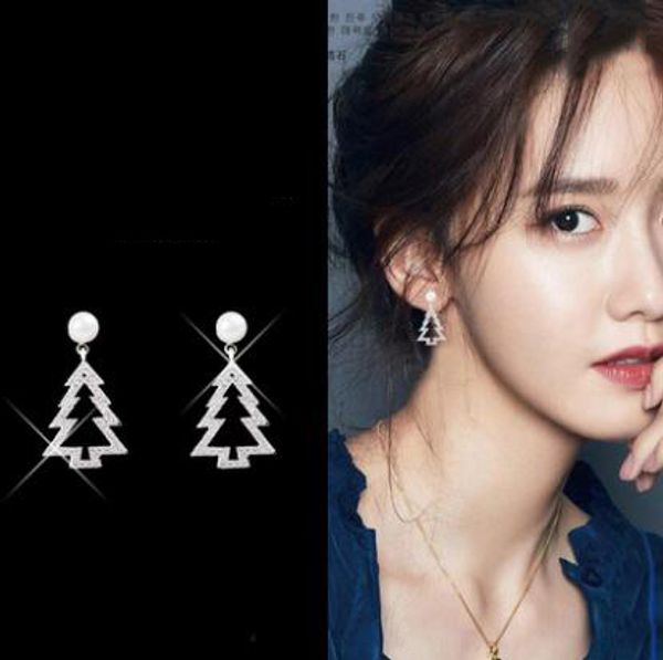 christmas tree real 925 sterling silver needle clear cz stud earrings women silver copper plating gold pearls stud, Golden;silver
christmas tree real 925 sterling silver needle clear cz stud earrings women silver copper plating gold pearls stud, Golden;silver