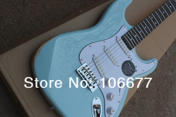 guitar factory f st in light blue electric guitar rosewood fingerboard custom body in stock
guitar factory f st in light blue electric guitar rosewood fingerboard custom body in stock