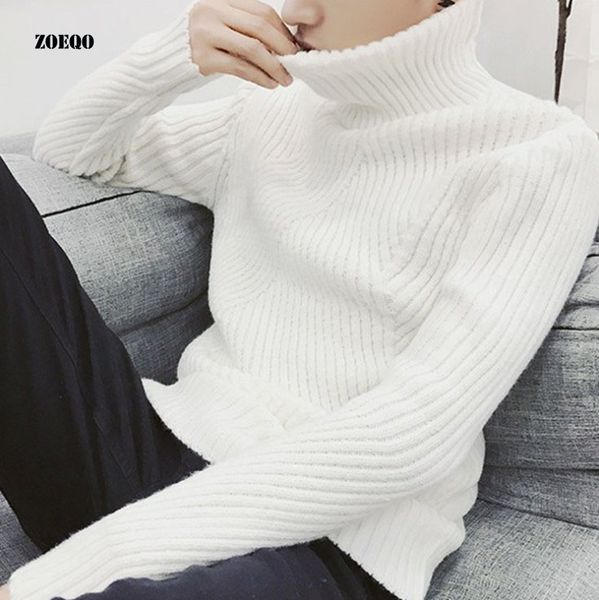 winter thick warm cotton sweater men pullover men knitwear winter high neck thick warm sweater turtleneck, White;black
winter thick warm cotton sweater men pullover men knitwear winter high neck thick warm sweater turtleneck, White;black