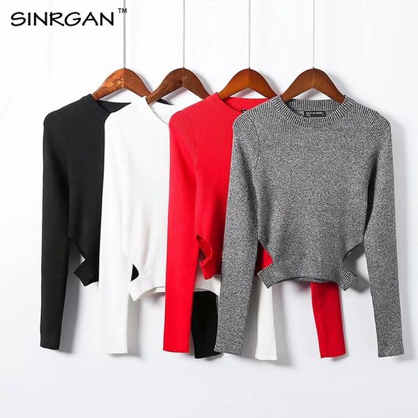 sinrgan fashion hollow out side knitting pullover autumn winter sweater women elastic waist elegant streetwear warm jumper coat, White;black
sinrgan fashion hollow out side knitting pullover autumn winter sweater women elastic waist elegant streetwear warm jumper coat, White;black