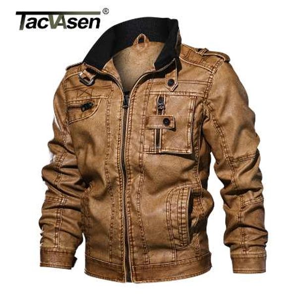 tacvasen men tactical pu leather jacket winter military bomber jacket slim casual jacket autumn motorcycle windbreaker clothing, Black;brown
tacvasen men tactical pu leather jacket winter military bomber jacket slim casual jacket autumn motorcycle windbreaker clothing, Black;brown