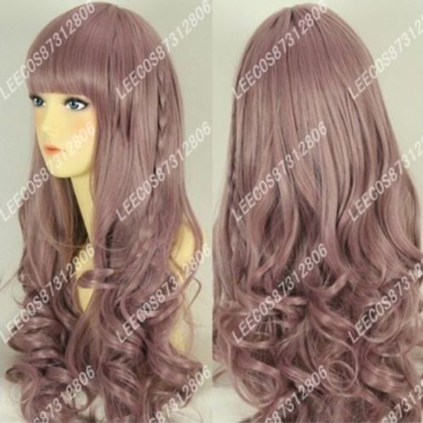 harajuku maid cos wig taro color braids fixed, Black
harajuku maid cos wig taro color braids fixed, Black