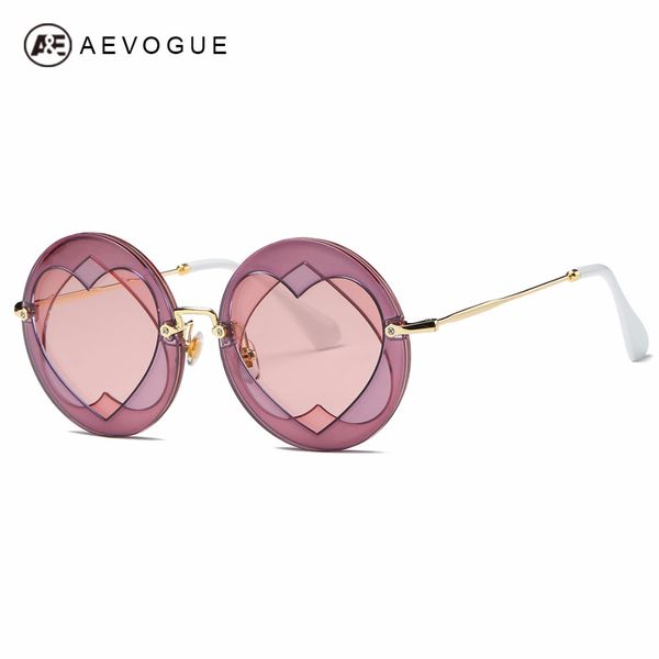aevogue sunglasses women round frame heart-shaped lens brand designer fashion shades sun glasses uv400 ae0552, White;black
aevogue sunglasses women round frame heart-shaped lens brand designer fashion shades sun glasses uv400 ae0552, White;black