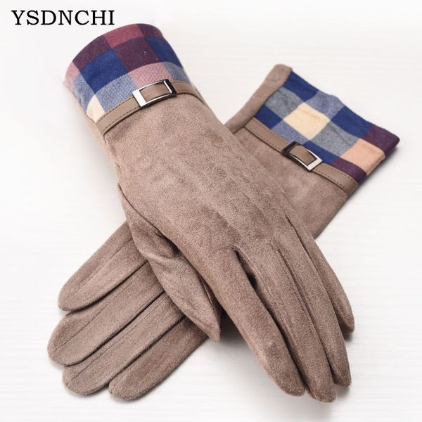 indjxnd winter suede velvet gloves women' accessories simple elegant keep warm polyester thick plaid monochrome mittens gifts, Blue;gray
indjxnd winter suede velvet gloves women' accessories simple elegant keep warm polyester thick plaid monochrome mittens gifts, Blue;gray