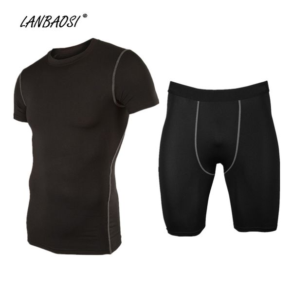 lanbaosi men's sports compression tights set base layer skin underwear & shorts for running fitness workout exercise yoga, Black;blue
lanbaosi men's sports compression tights set base layer skin underwear & shorts for running fitness workout exercise yoga, Black;blue