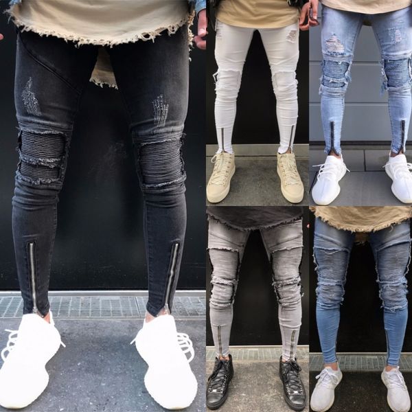 2018 spring fashion hole jeans men long trousers skinny ripped jeans denim pants moto biker frayed pencil pants dropshipping, Blue
2018 spring fashion hole jeans men long trousers skinny ripped jeans denim pants moto biker frayed pencil pants dropshipping, Blue