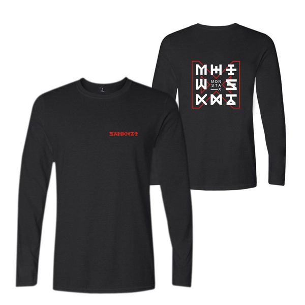 monster x long sleeve tee shirt men t casual bangtan hip hop woman tshirt fans female fashion t shirt men cotton, White;black
monster x long sleeve tee shirt men t casual bangtan hip hop woman tshirt fans female fashion t shirt men cotton, White;black