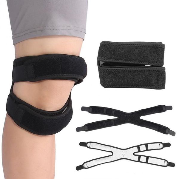 1pcs adjustable pressure patella support belt sports running hiking kneepad fitness knee protector double patella bandage tape
1pcs adjustable pressure patella support belt sports running hiking kneepad fitness knee protector double patella bandage tape
