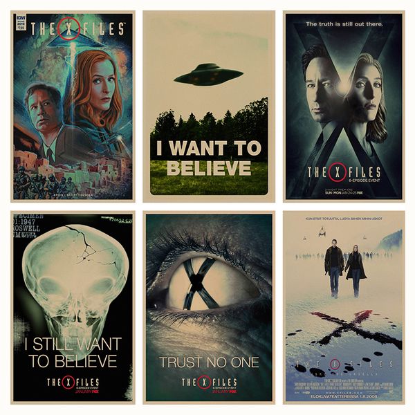 the x-files alien ufo retro poster retro kraft paper bar cafe home decor painting wall sticker
the x-files alien ufo retro poster retro kraft paper bar cafe home decor painting wall sticker