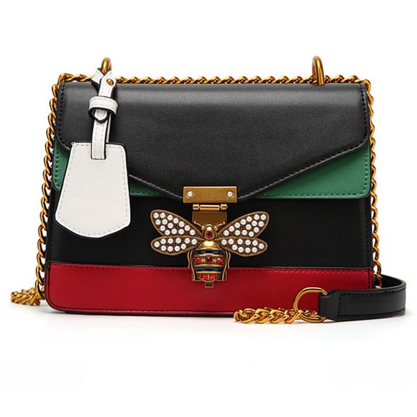 2018 New Ruil Women Color Splicing Little Bee Bags Fashion Zipper Designer Handbag Casual Shoulder Messenger Bag New Sac Femme
2018 New Ruil Women Color Splicing Little Bee Bags Fashion Zipper Designer Handbag Casual Shoulder Messenger Bag New Sac Femme