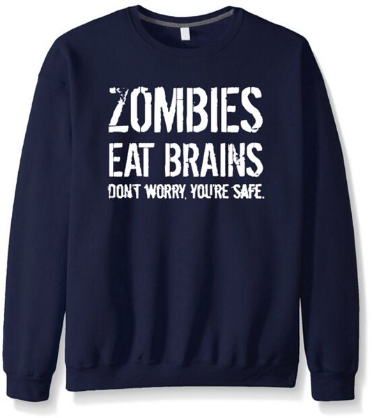 zombies eat brains letters print hoodies autumn winter new men women pullovers sports wear fleece hoodies, Black
zombies eat brains letters print hoodies autumn winter new men women pullovers sports wear fleece hoodies, Black