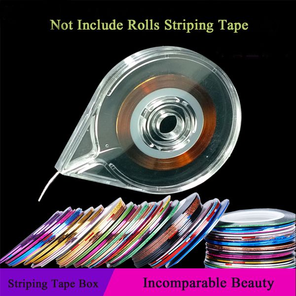 nail art tools stickers roller box holder easy use clear design striping tape line case tool for diy manicure beauty, Black
nail art tools stickers roller box holder easy use clear design striping tape line case tool for diy manicure beauty, Black