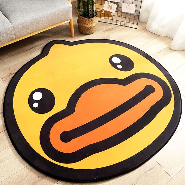 genuine yellow duck round household carpet floor mat cartoon shaped living room sofa bedroom thickening antiskid mat-018
genuine yellow duck round household carpet floor mat cartoon shaped living room sofa bedroom thickening antiskid mat-018
