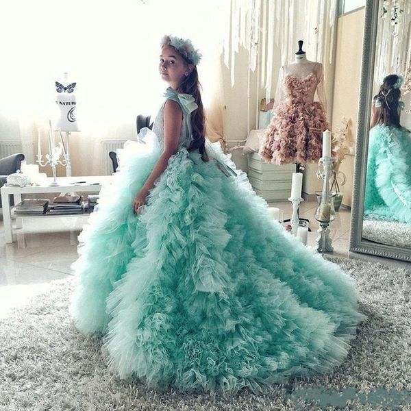 new princess ball gown girl' pageant dresses with bow jewel neck sweep train ruched school party dresses, White;red
new princess ball gown girl' pageant dresses with bow jewel neck sweep train ruched school party dresses, White;red