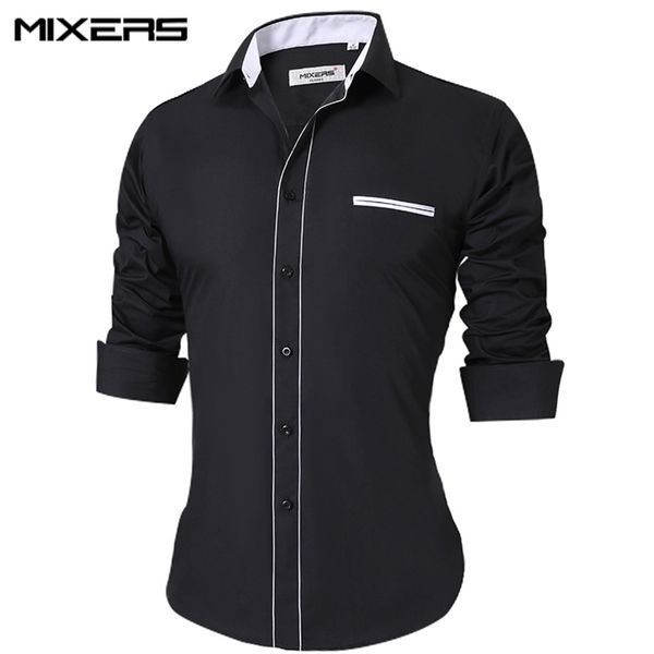 2018 men's casual shirt cotton black shirt men long sleeve office dress shirts men plus size camisa masculina, White;black
2018 men's casual shirt cotton black shirt men long sleeve office dress shirts men plus size camisa masculina, White;black