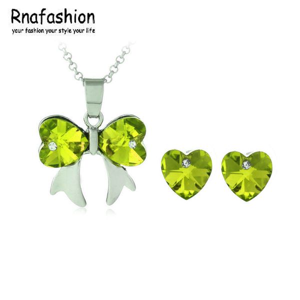 christmas gift delicate peach heart earrings jewelry sets necklace piece suit bow 034 + 018, Silver
christmas gift delicate peach heart earrings jewelry sets necklace piece suit bow 034 + 018, Silver