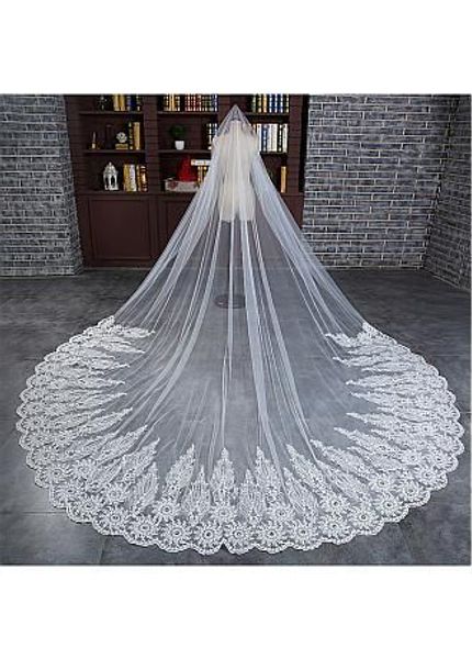 white champagne ivory 3 meters wedding veil cathedral train handmade lace appliques bridal accessories bridal veils long wedding veil, Black
white champagne ivory 3 meters wedding veil cathedral train handmade lace appliques bridal accessories bridal veils long wedding veil, Black