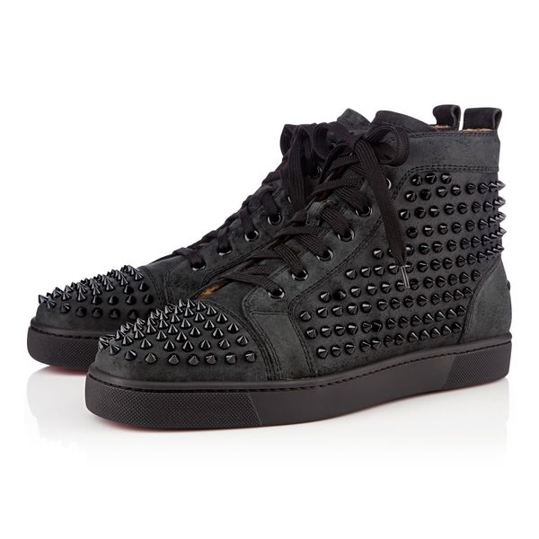 red bottom shoes spike 2018 designer shoes spike studded spikes flats shoes for men and women party lovers genuine leather sneakers, Black
red bottom shoes spike 2018 designer shoes spike studded spikes flats shoes for men and women party lovers genuine leather sneakers, Black