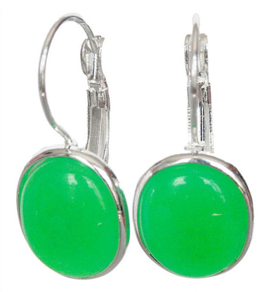 noble lady's handmade 925 silver green natural stone leverback earrings 1 1/10, Golden;silver
noble lady's handmade 925 silver green natural stone leverback earrings 1 1/10, Golden;silver