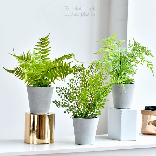 giemza fake plants potted plants simulation vases for decoration for home interior green planting potted wedding decor 1pc
giemza fake plants potted plants simulation vases for decoration for home interior green planting potted wedding decor 1pc