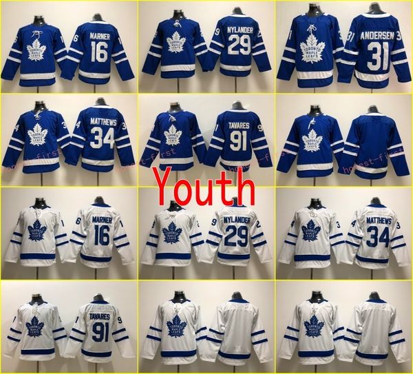Youth Kids Toronto Maple Leafs #34 Auston Matthews Jerseys 29 William Nylander 16 Mitch Marner 91 John Tavares Blank Blue White Stitched
Youth Kids Toronto Maple Leafs #34 Auston Matthews Jerseys 29 William Nylander 16 Mitch Marner 91 John Tavares Blank Blue White Stitched