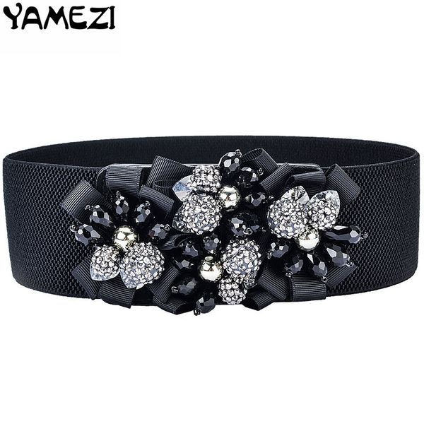 yamezi fashion handmade flowers women's belt elastic waistband width cummerbund woman rhinestone belt with crystal strap black, Black;brown
yamezi fashion handmade flowers women's belt elastic waistband width cummerbund woman rhinestone belt with crystal strap black, Black;brown