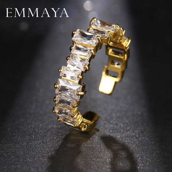 emmaya new fashion female wedding bands jewelry gold color engagement rings for women cz stone paved promise rings, Golden;silver
emmaya new fashion female wedding bands jewelry gold color engagement rings for women cz stone paved promise rings, Golden;silver
