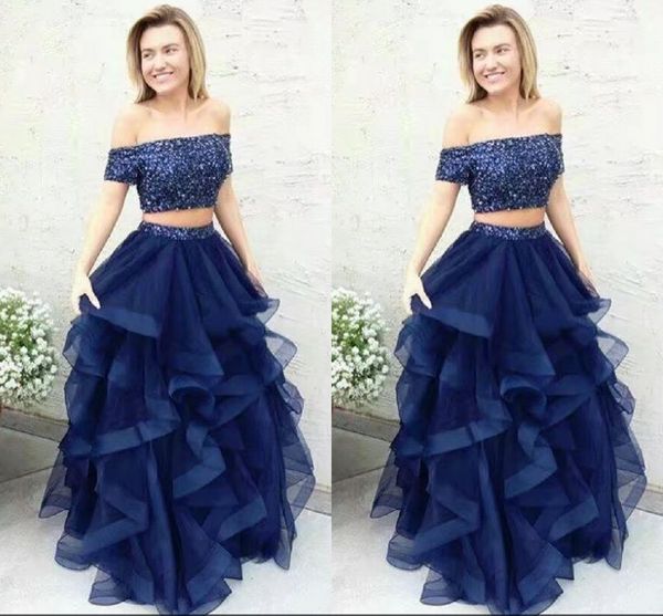 ruffles off the shoulder graduation dresses two pieces crystal beaded backless quinceanera dress prom ball gowns dress sweet 16, Black
ruffles off the shoulder graduation dresses two pieces crystal beaded backless quinceanera dress prom ball gowns dress sweet 16, Black