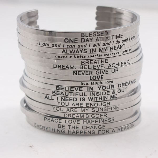 2018 new customize inspirational bracelet 316 stainless steel id bracelet bangles personalized jewelry letters bracelets, Black
2018 new customize inspirational bracelet 316 stainless steel id bracelet bangles personalized jewelry letters bracelets, Black