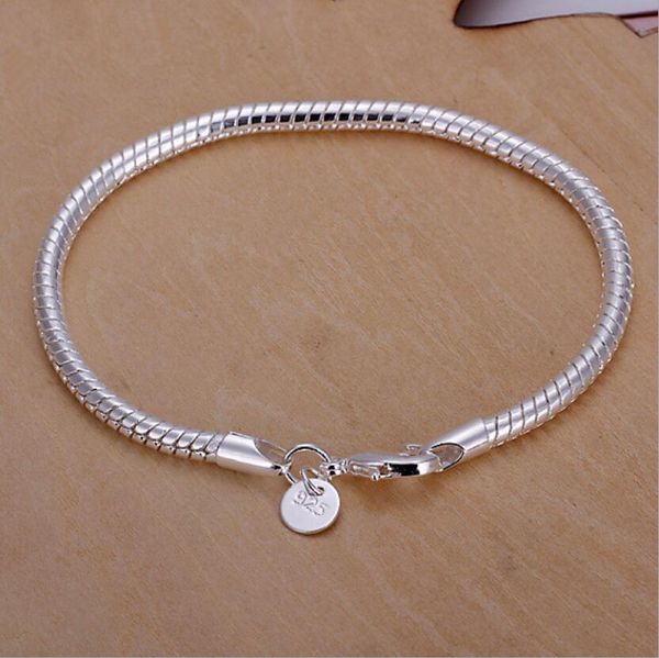 luxuy brand jewelry 925 silver plated gift jewelry 3mm 8inch fashion jewelry charm snake chain bracelet lowest price, Black
luxuy brand jewelry 925 silver plated gift jewelry 3mm 8inch fashion jewelry charm snake chain bracelet lowest price, Black