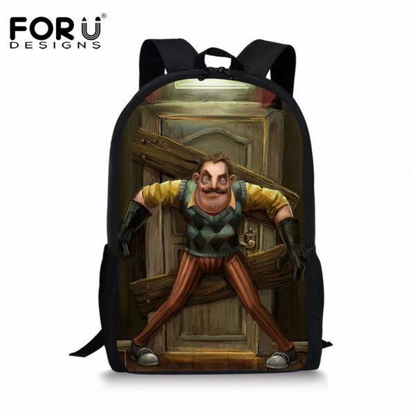FORUDESIGNS Hot Game Teenagers Baackpack Hello Neighbor Printing Softback School Bag for Children Boys Casual Daypack Book Bag
FORUDESIGNS Hot Game Teenagers Baackpack Hello Neighbor Printing Softback School Bag for Children Boys Casual Daypack Book Bag
