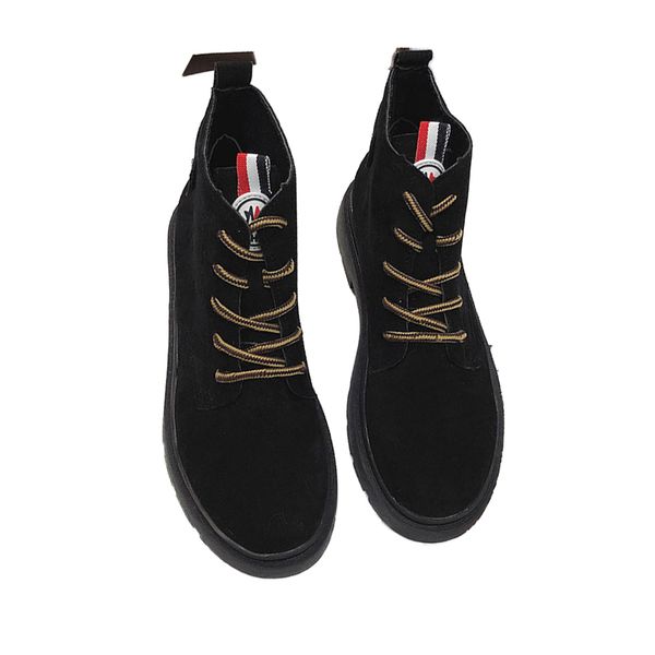 women motorcrycle boots for students fashion ladies round toe lace up ankle boot zapatos de mujer med heels ankle of boots women, Black
women motorcrycle boots for students fashion ladies round toe lace up ankle boot zapatos de mujer med heels ankle of boots women, Black