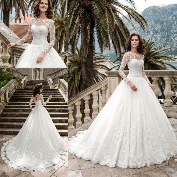 milla nova 2018 vintage wedding dresses long sleeves floor length jewel lace applique lace up back bridal wedding gowns vestido de novia, White
milla nova 2018 vintage wedding dresses long sleeves floor length jewel lace applique lace up back bridal wedding gowns vestido de novia, White