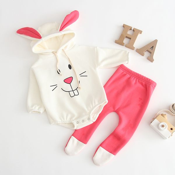 baby clothing sets winter fashion new arrivals kids long sleeve rabbit velet hooded romer+ leggings 2 pcs sets, White
baby clothing sets winter fashion new arrivals kids long sleeve rabbit velet hooded romer+ leggings 2 pcs sets, White
