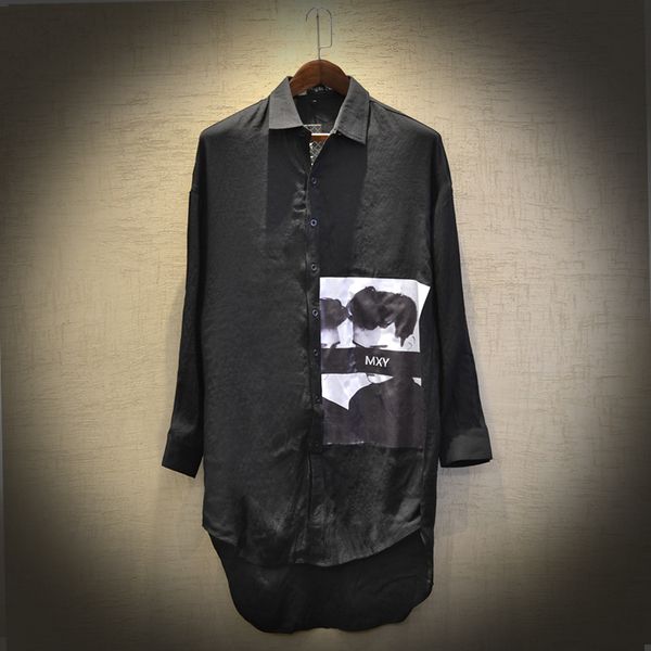 2018 new men's clothing spring and summer loose youth printing trend students' individuality tide sunscreen shirt costumes, White;black
2018 new men's clothing spring and summer loose youth printing trend students' individuality tide sunscreen shirt costumes, White;black