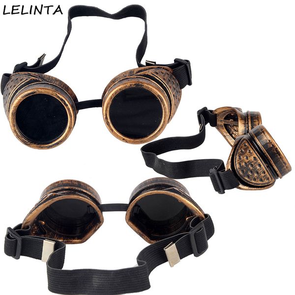 lelinta vintage style steampunk goggles welding punk gothic glasses halloween cosplay funny popular eyewear, White;black
lelinta vintage style steampunk goggles welding punk gothic glasses halloween cosplay funny popular eyewear, White;black