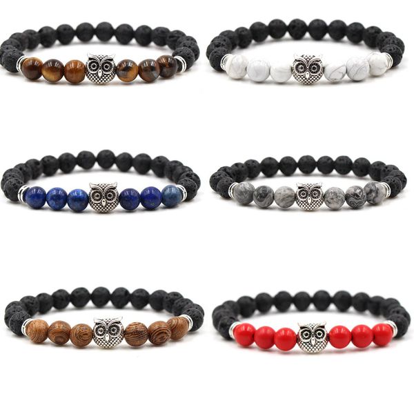 owl charms aromatherapy essential oil diffuser bracelet black lava stone bracelet stretch yoga tiger's eye jewelry
owl charms aromatherapy essential oil diffuser bracelet black lava stone bracelet stretch yoga tiger's eye jewelry
